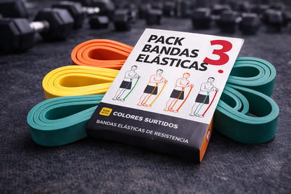 BANDAS ELÁSTICAS PROFESIONALES/ PACK 3
