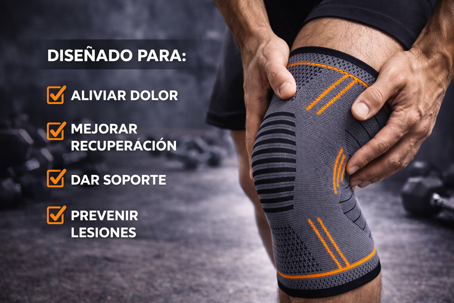 RODILLERA DE COMPRESIÓN DEPORTIVA PROFESIONAL